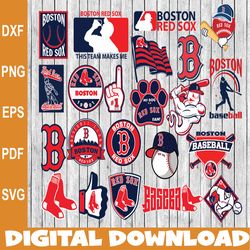 Bundle 21 Files Boston Red Sox Baseball Team Svg, Boston Red Sox Svg, MLB Team  svg, MLB Svg, Png, Dxf, Eps, Jpg