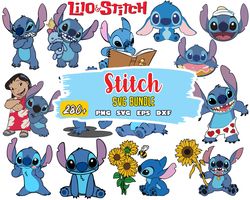Lilo and stitch svg bundle files, lilo and stitch svg for cricut, Layered Files, Stitch svg, Digital Download