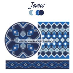 Crochet PATTERN Wayuu mochila bag / Tapestry crochet / JEANS 1
