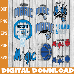 Bundle 19 Files Orlando Magic Basketball Team svg, Orlando Magic svg, NBA Teams Svg, NBA Svg, Png, Dxf, Eps