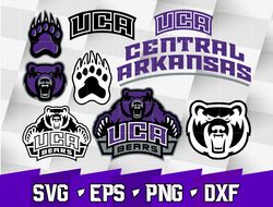 Central Arkansas Bears SVG bundle , NCAA svg, NCAA bundle svg eps dxf png,digital Download ,Instant Download