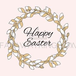 EASTER Great Religious Holiday Vector Illustration Set
