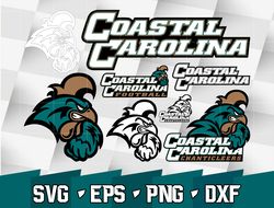Coastal Carolina Chanticleers SVG bundle , NCAA svg, NCAA bundle svg eps dxf png,digital Download ,Instant Download