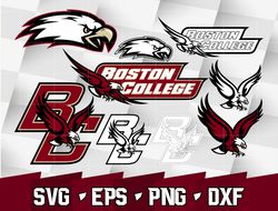 Boston College Eagles SVG bundle , NCAA svg, NCAA bundle svg eps dxf png,digital Download ,Instant Download