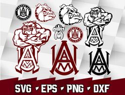Alabama A&M Bulldogs SVG bundle , NCAA svg, NCAA bundle svg eps dxf png,digital Download ,Instant Download