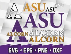 Alcorn State Braves SVG bundle , NCAA svg, NCAA bundle svg eps dxf png,digital Download ,Instant Download