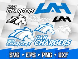 Alabama Huntsville Chargers SVG bundle , NCAA svg, NCAA bundle svg eps dxf png,digital Download ,Instant Download