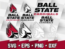 Ball State Cardinals SVG bundle , NCAA svg, NCAA bundle svg eps dxf png,digital Download ,Instant Download