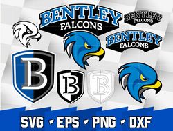 Bentley Falcons SVG bundle , NCAA svg, NCAA bundle svg eps dxf png,digital Download ,Instant Download
