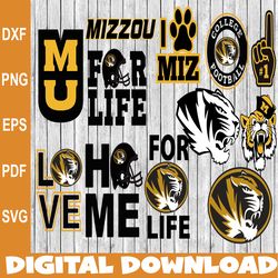 Bundle 12 Files Missouri Tigers Football Team svg, Missouri Tigers svg, N C A A Teams svg, N C A A Svg, Png, Dxf, Eps