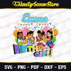 Gracie's Corner Birthday Girl Svg, Gracies Corner Birthday Svg,Ballons and  Banners Svg, Png, Dxf, Digital Download