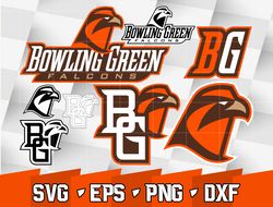 Bowling Green Falcons  SVG bundle , NCAA svg, NCAA bundle svg eps dxf png,digital Download ,Instant Download