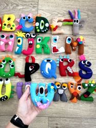 3D English Alphabet for kids A-Z Alphabets plush toy Felt alphabet ABC Felt Plush Educational Toy Alphabet set letters