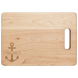 Personalized Boat Name Cutting Board