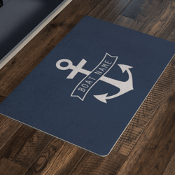 Personalized Boat Name Doormat