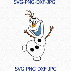 Olaf The Frozen SVG, Olaf birthday svg, Frozen SVG, birthday svg, Frozen, olaf toys, dxf, png, shirt design