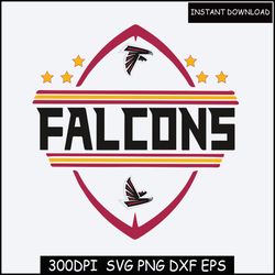 Falcons svg , Football SVG Digital Clipart Png Eps Pdf Dxf