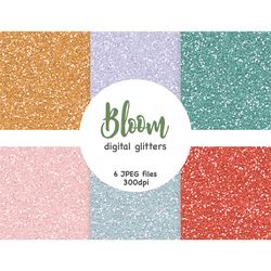 Spring Glitter Background | Seamless Glitter Paper