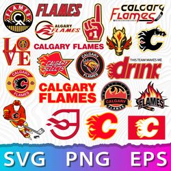 Calgary Flames Logo SVG, Cgy Hockey, SVG Flames, Calgary Flames PNG, Calgary Flames Logo Printable, Flames Logo Vector