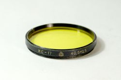 ZhS-17 40.5mm yellow lens filter 40.5x0.5 40,5x0,5 USSR LZOS for Jupiter-8
