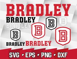 Bradley Braves SVG bundle , NCAA svg, NCAA bundle svg eps dxf png,digital Download ,Instant Download