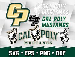 Cal Poly Mustangs SVG bundle , NCAA svg, NCAA bundle svg eps dxf png,digital Download ,Instant Download