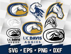 California Davis Aggies SVG bundle , NCAA svg, NCAA bundle svg eps dxf png,digital Download ,Instant Download