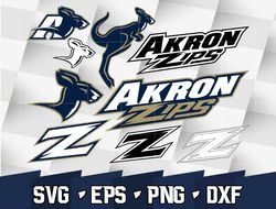 Akron Zips SVG bundle , NCAA svg, NCAA bundle svg eps dxf png,digital Download ,Instant Download
