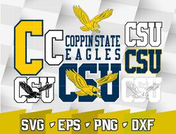 Coppin State Eagles SVG bundle , NCAA svg, NCAA bundle svg eps dxf png,digital Download ,Instant Download