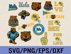 UCLA Football , Bruins Nation, College Football Instant Download, Logo bundle Instant Download