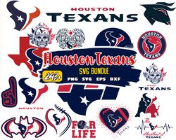 Houston Texans Svg Bundle, Houston Texans Svg, Sport Svg, Nfl Svg, Png, Dxf, Eps Digital File