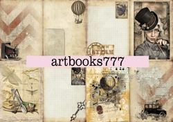 steampunk-3, scrapbooking, ephemera, JUNK JOURNAL, digital paper