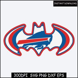 Bills Football Silhouette Team Clipart vector svg file for cutting with Cricut, Sublimation Png and Svg for Shirts