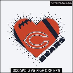Chicago Football 16 piece SVG Bundle, American Football svg, Layered SVG For Cricut File, Football Cut File, Clipart