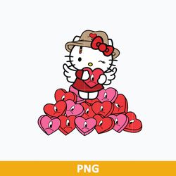 Kitty Benito Cupid Valentine's Day Heart Png, Kitty Heart  Png, Valentine Day Png