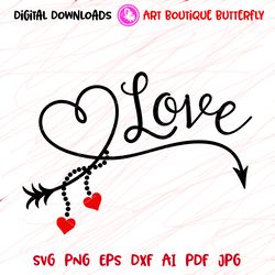 Love svg Letters Valentines day wall art Digital downloads files