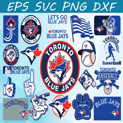 Bundle 21 Files Toronto Blue Jays Baseball Team svg, Toronto Blue Jays Svg, MLB Team  svg, MLB Svg, Png, Dxf, Eps, Jpg