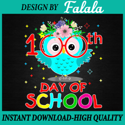 100th Day Of School Png, Cute Owl Png, 100 Days Smarter Png, 100 Days Of School Png, Digital download