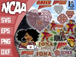 Iona Gaels SVG bundle , NCAA svg, NCAA bundle svg eps dxf png,digital Download ,Instant Download