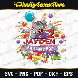 Chuck E. Cheese Birthday Boy png, party png, Cricut, svg files, File For Cricut, For Silhouette, Cut File, Dxf, Png