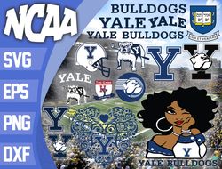 Yale Bulldogs SVG bundle , NCAA svg, NCAA bundle svg eps dxf png,digital Download ,Instant Download