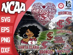 Santa Clara Broncos SVG bundle , NCAA svg, NCAA bundle svg eps dxf png,digital Download ,Instant Download
