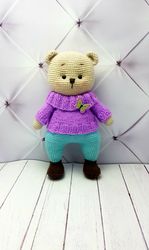 Crochet Bear PATTERN, Amigurumi tutorial, pattern bear, Tutorial  bear, pattern teddy bear