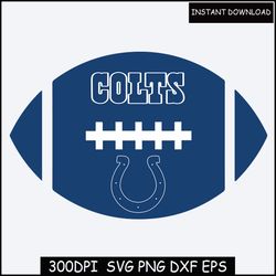 Colts football half player SVG, Colts team SVG, Football SVG, Cut file