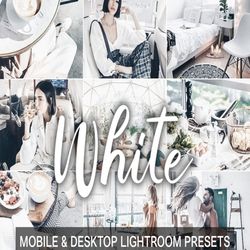 BEST SELLER  7 Mobile & Desktop Lightroom Presets WHITE Instagram Filter