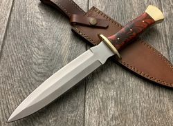 Stainless stel knife, Hunting knife with sheath, fixed blade Camping knife, Bowie knife, Handmade Knives, Gifts For Men