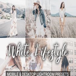15 Mobile & Desktop Presets WHITE LIFESTYLE