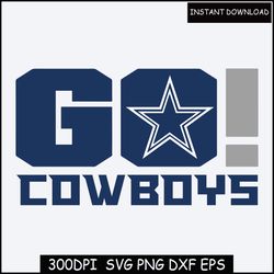 Go Cowboys,Star, Dallas,Vector Files Instant Download