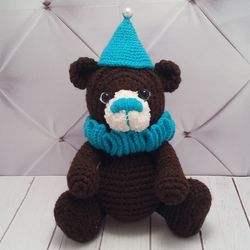 Amigurumi pattern animals, Tutorial plush bear, Easy pattern teddy bear, Crochet pattern bear, Pattern dear