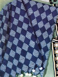 Vintage Crochet Pattern PDF, Afghan Crochet Pattern, Midnight Granny Square Crochet Afghan Pattern, Handmade Gift
